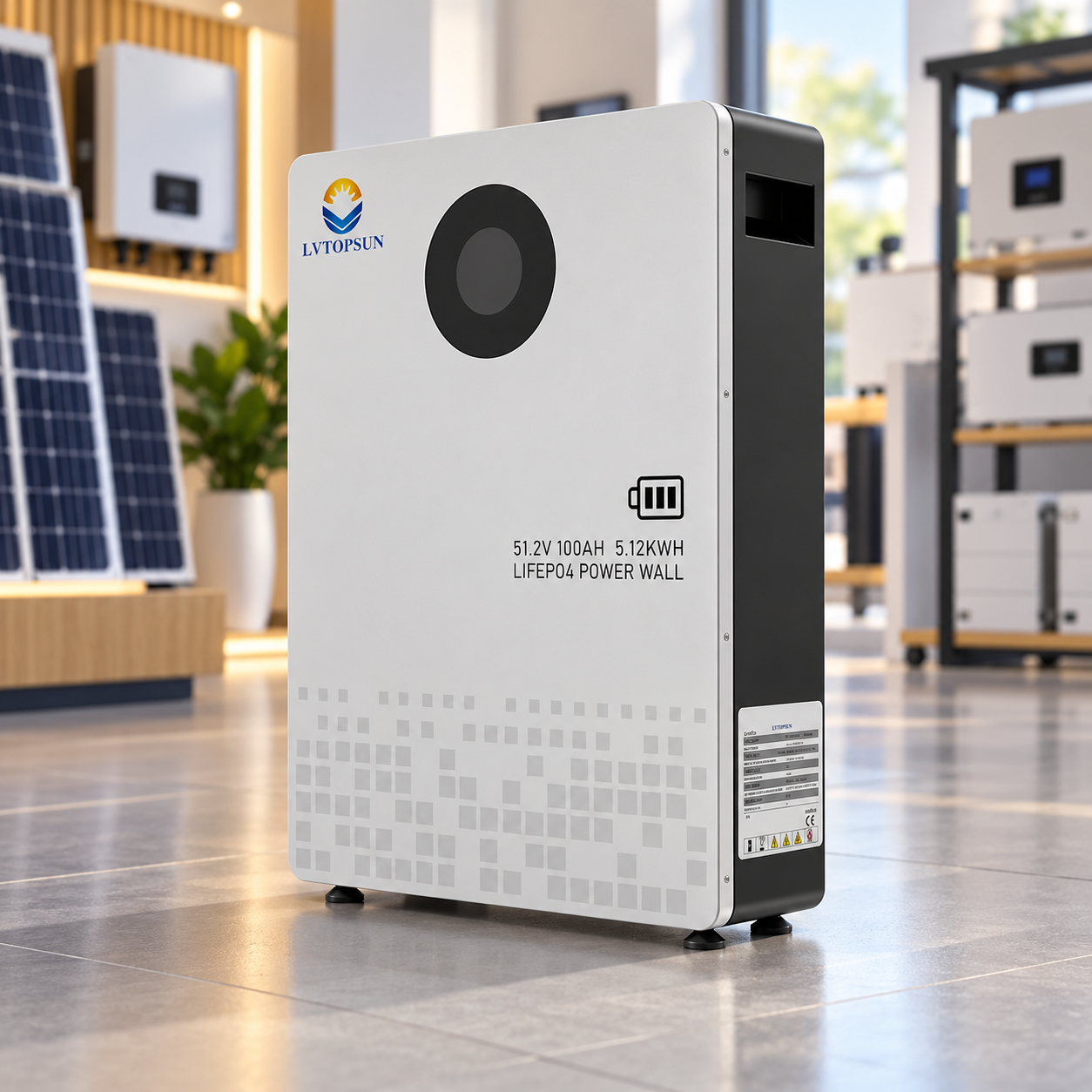 LVTOPSUN 5.12kWh Power Wall — LV TOPSUN lithium batteries — supplied by Afeef Maimun, Nairobi and Mombasa
