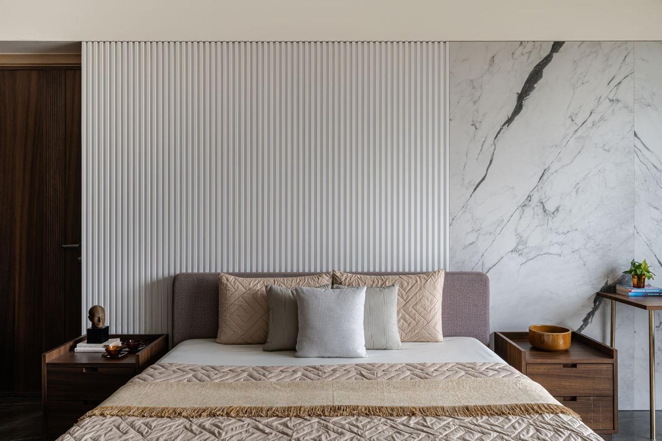Marble Grey Afeef WPC Fluted Panel — Afeef Premium wpc fluted wall panels — 2900 × 165 × 22 mm — laid by Afeef Maimun, Nairobi and Mombasa