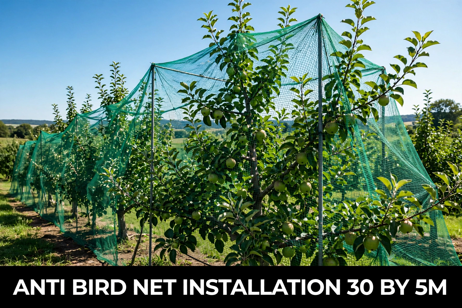 Anti Bird Net Green — agricultural nets — 30M*5M — laid by Afeef Maimun, Nairobi and Mombasa