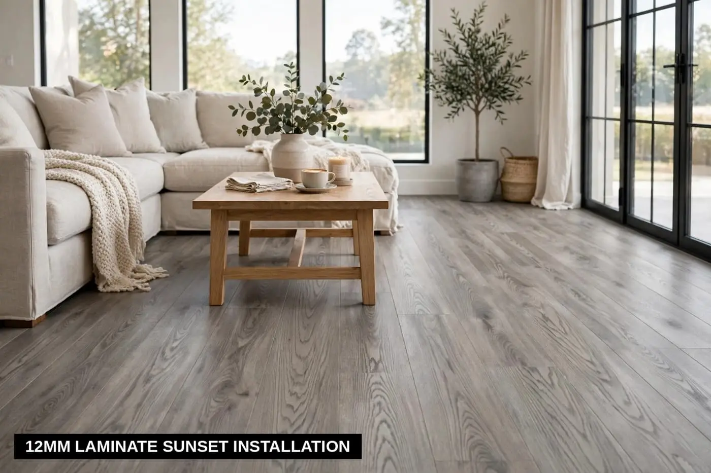 Eir Series [Sunset] — Luxury laminated flooring — 1215*195*12mm — laid by Afeef Maimun, Nairobi and Mombasa