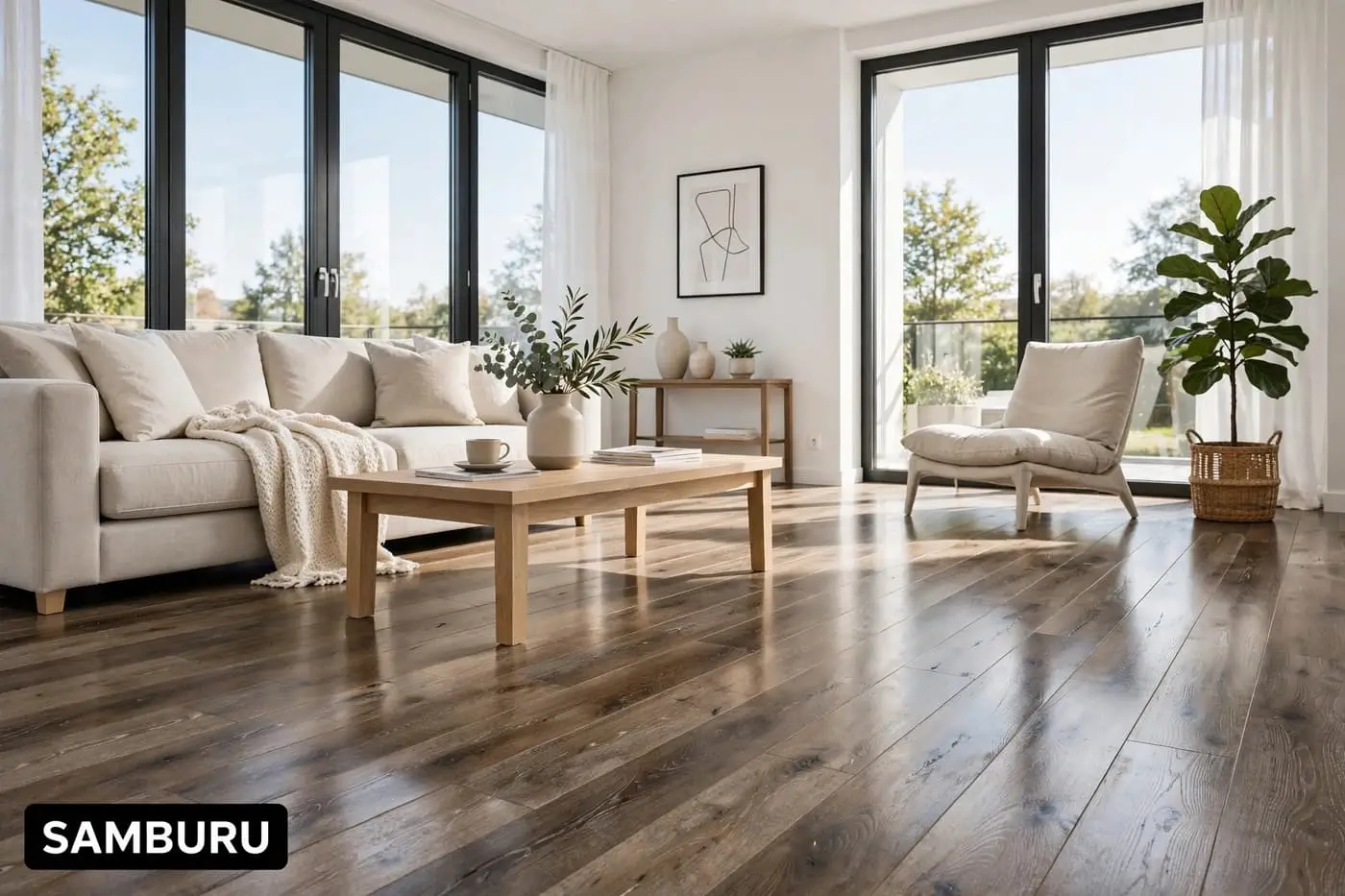 Samburu — Luxury spc flooring — 1220*182*[4+1]mm — laid by Afeef Maimun, Nairobi and Mombasa