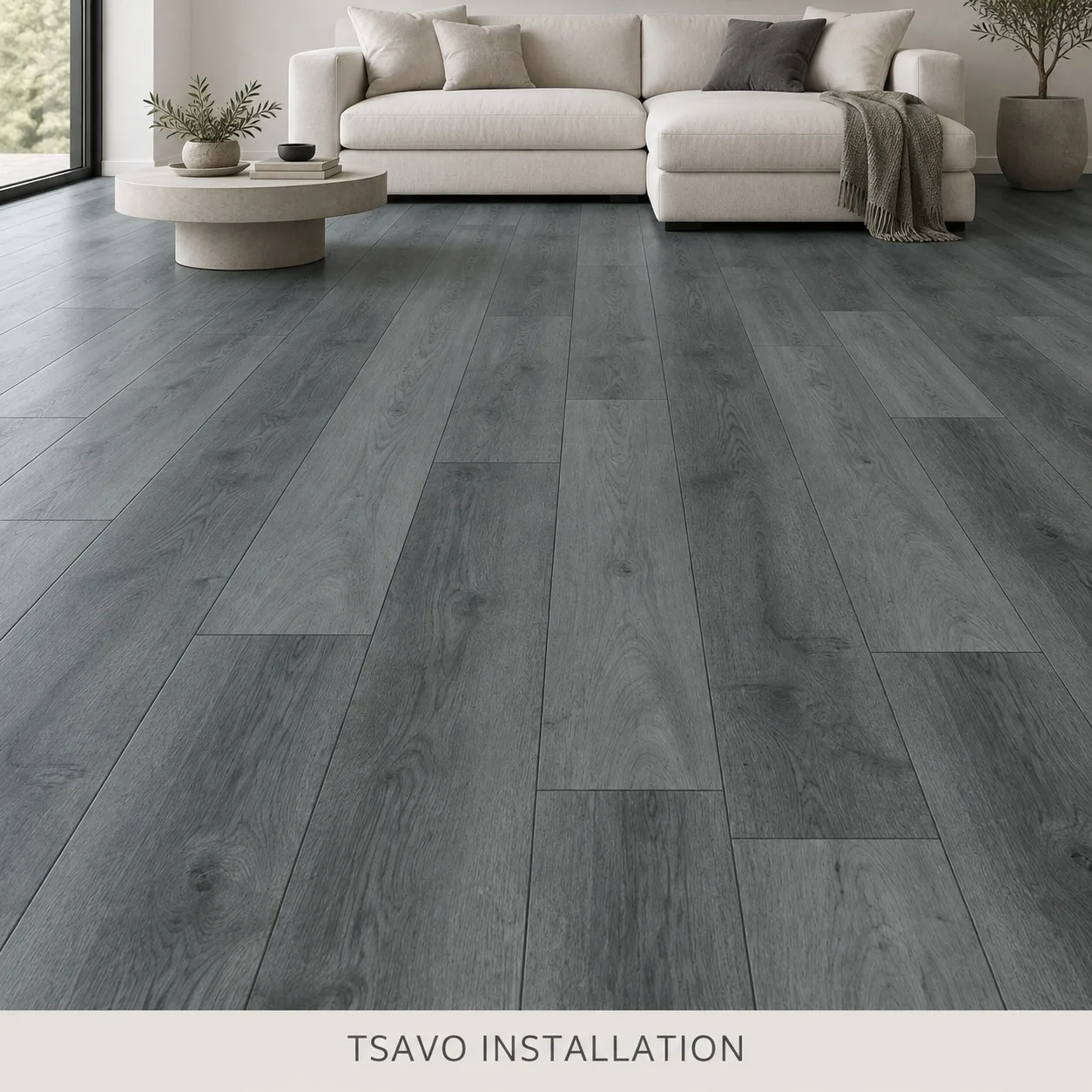 Tsavo — Luxury spc flooring — 1220*182*[4+1]mm — laid by Afeef Maimun, Nairobi and Mombasa