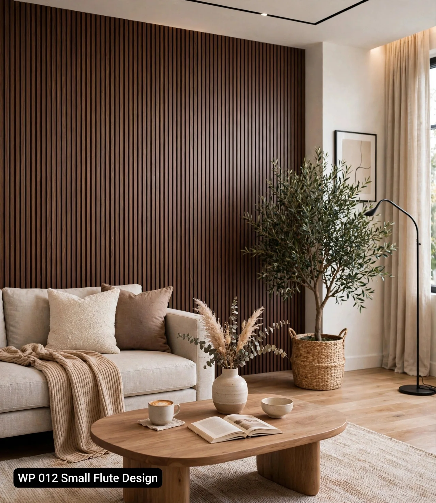 WP 012 — Elite wpc fluted wall panels — 2900*160*20mm — laid by Afeef Maimun, Nairobi and Mombasa