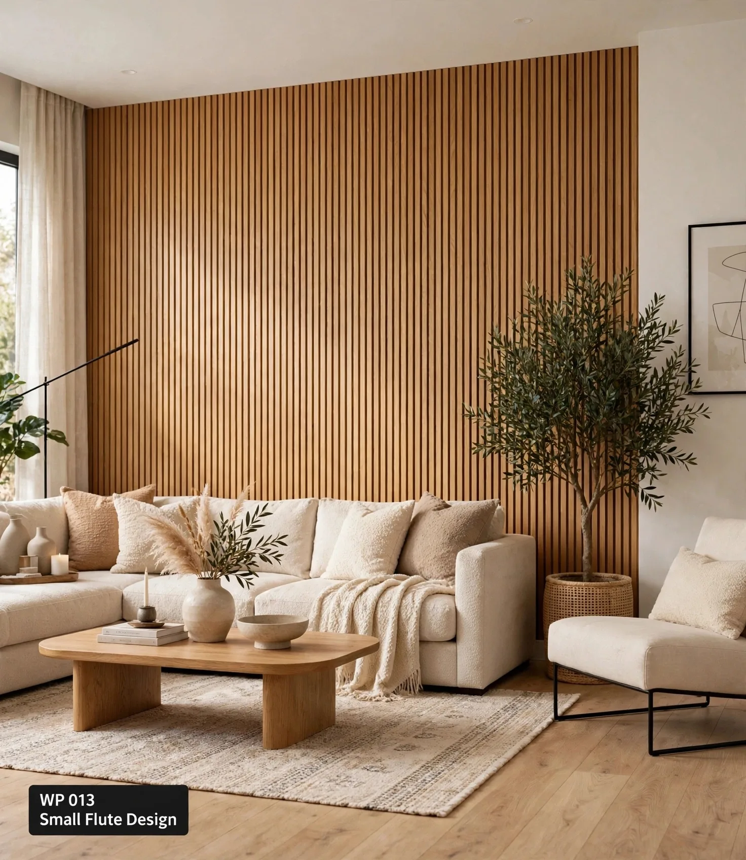 WP-013 — Elite wpc fluted wall panels — 2900*160*20mm — laid by Afeef Maimun, Nairobi and Mombasa