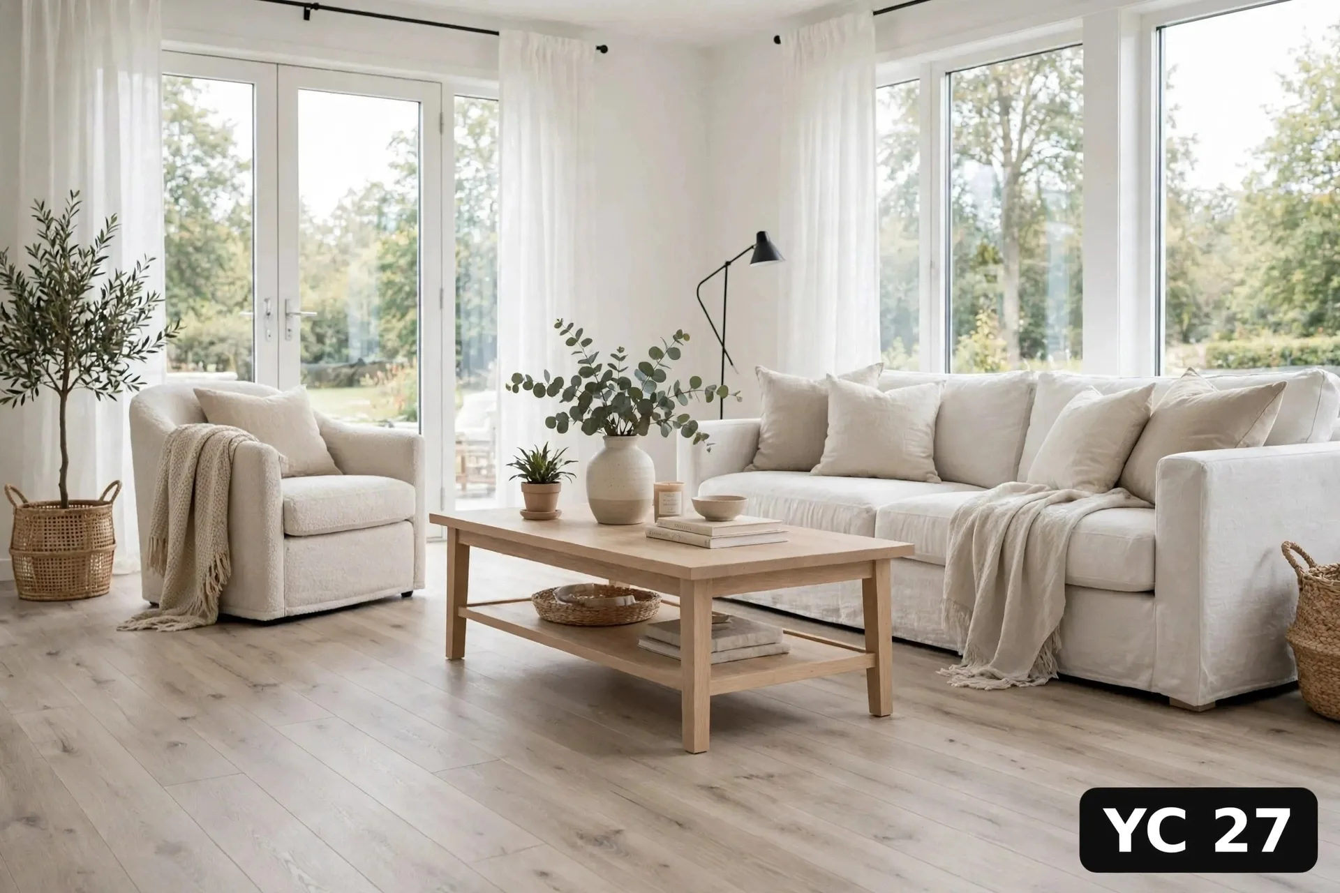 YC 027 — Elite spc flooring — 1220*184*5mm — laid by Afeef Maimun, Nairobi and Mombasa
