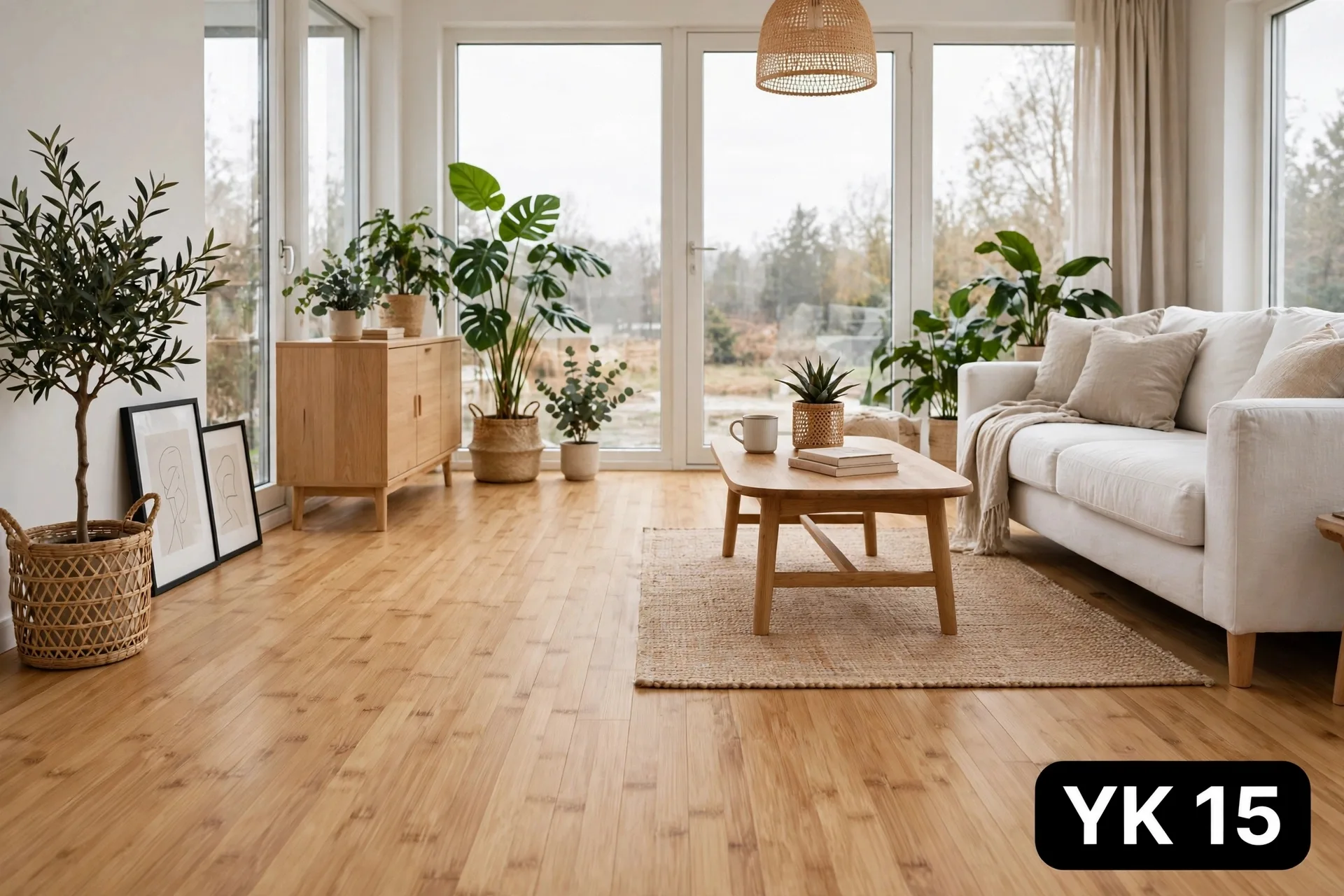 YK015 — Luxury spc flooring — 150*914*4mm — laid by Afeef Maimun, Nairobi and Mombasa