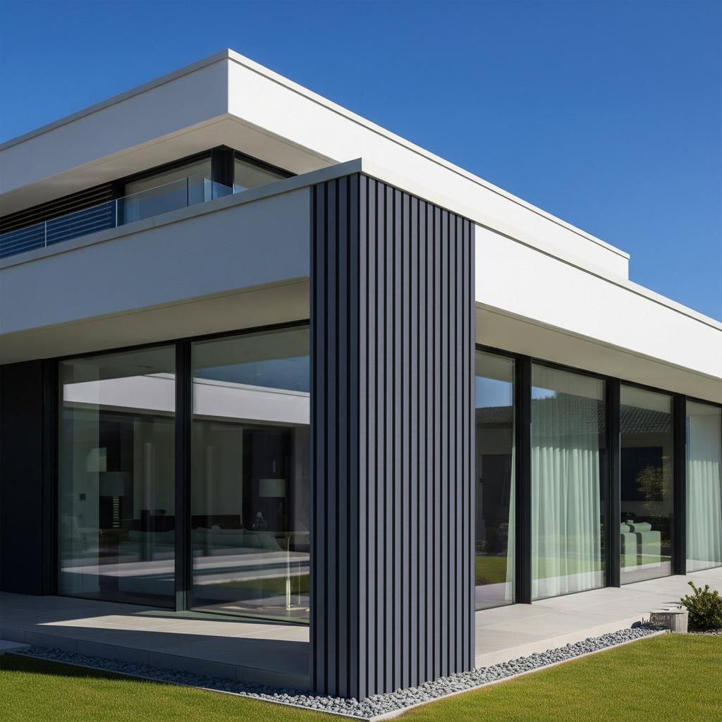 Elite WPC Outdoor Wall Panel – Grey — Elite outdoor wpc wall panels & cladding — 2900 × 200 × 25mm — supplied by Afeef Maimun, Nairobi and Mombasa