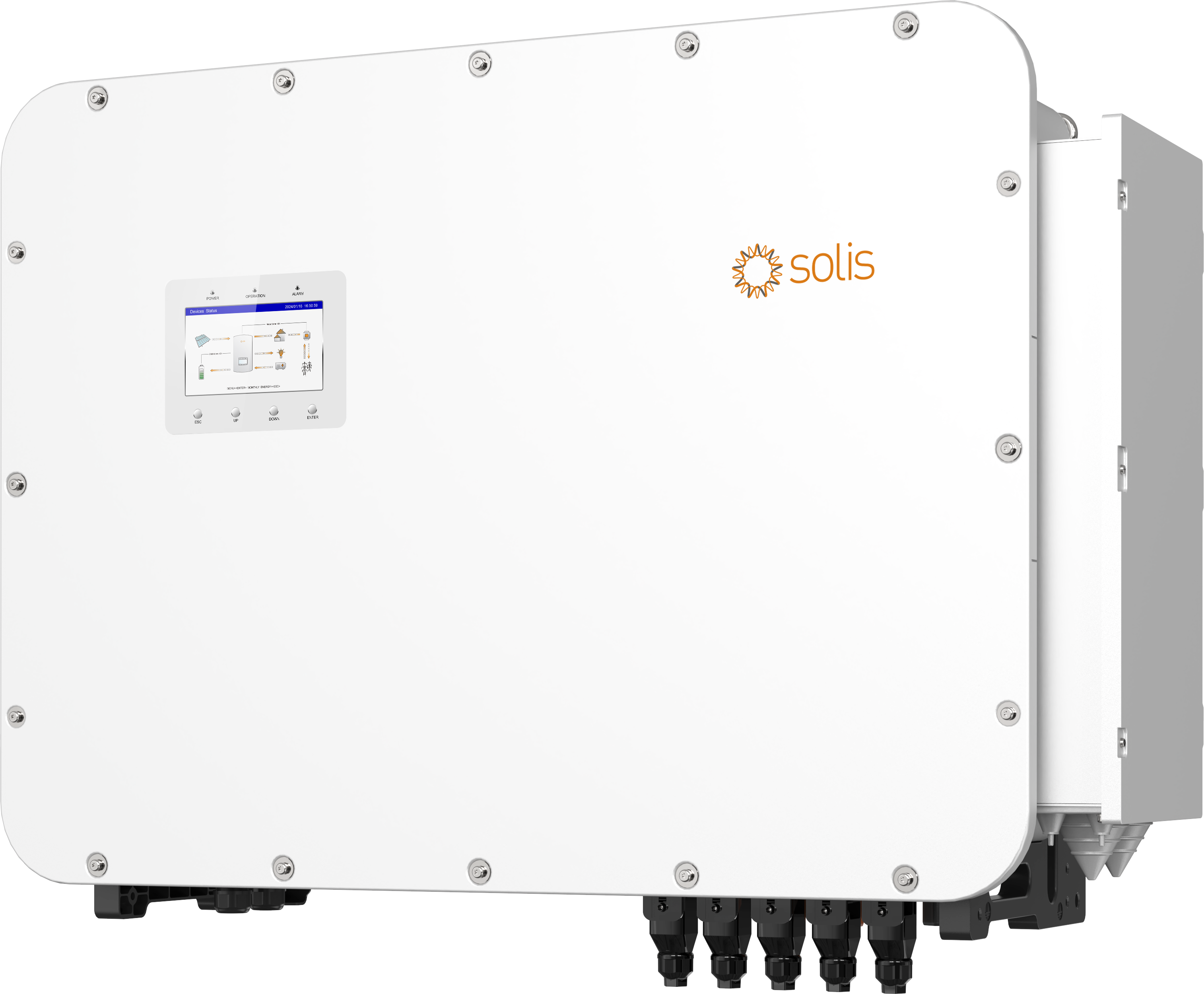 Grid Tied Inverter 80-125 KW — Solis solar inverters — supplied by Afeef Maimun, Nairobi and Mombasa