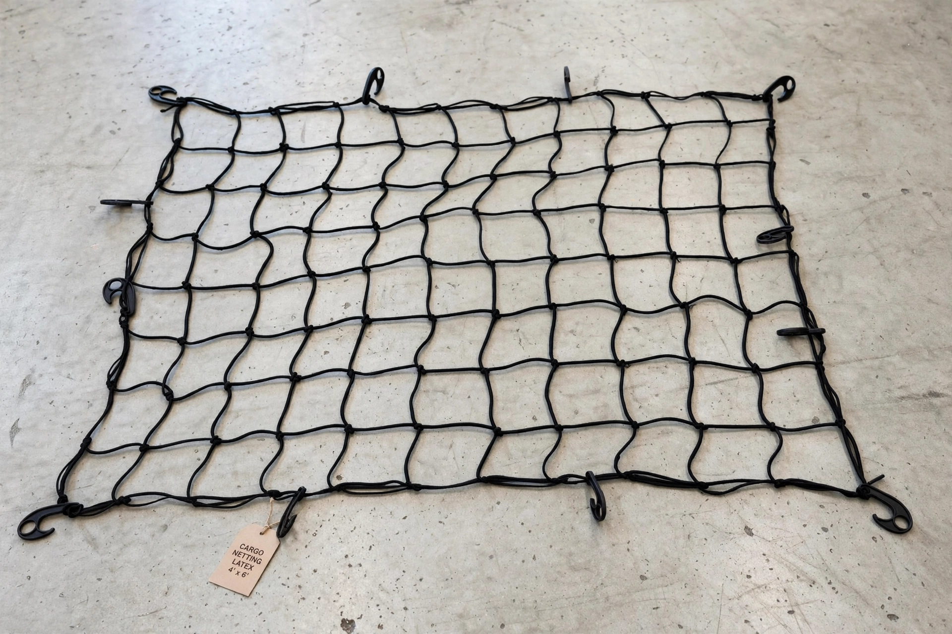 Cargo Netting Latex — sporting & utility nets — 4' BY 3' — supplied by Afeef Maimun, Nairobi and Mombasa