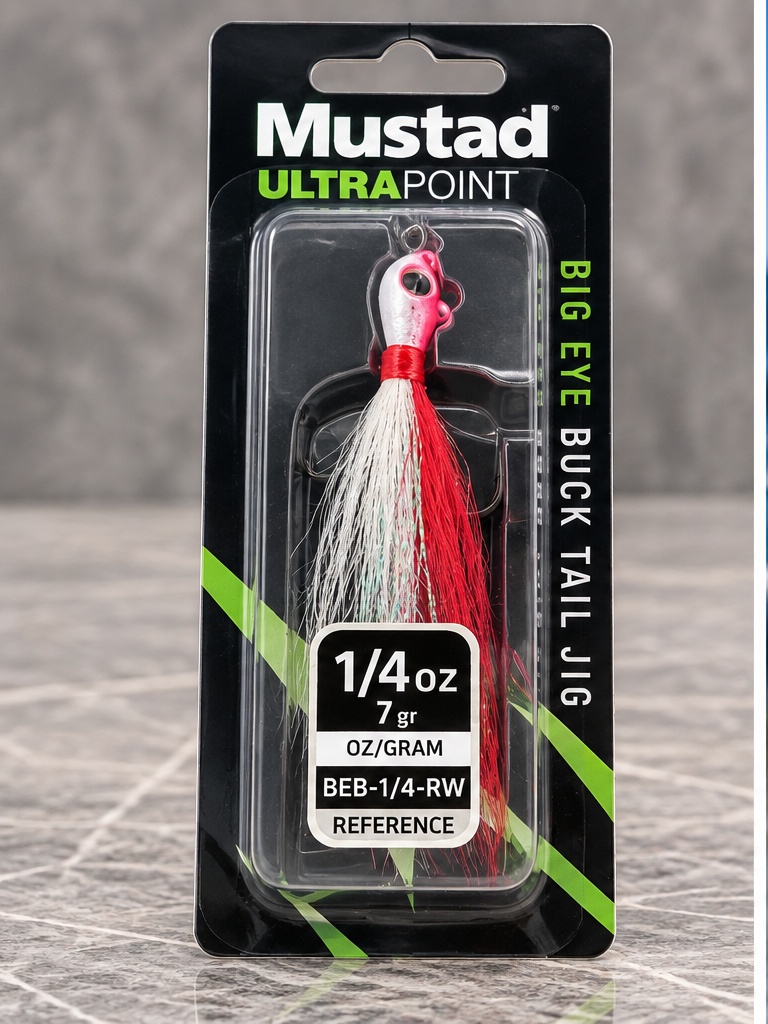 Mustad Big Eye Buck Tail Jig 1/4 Oz · 7GR — lures & baits — supplied by Afeef Maimun, Nairobi and Mombasa