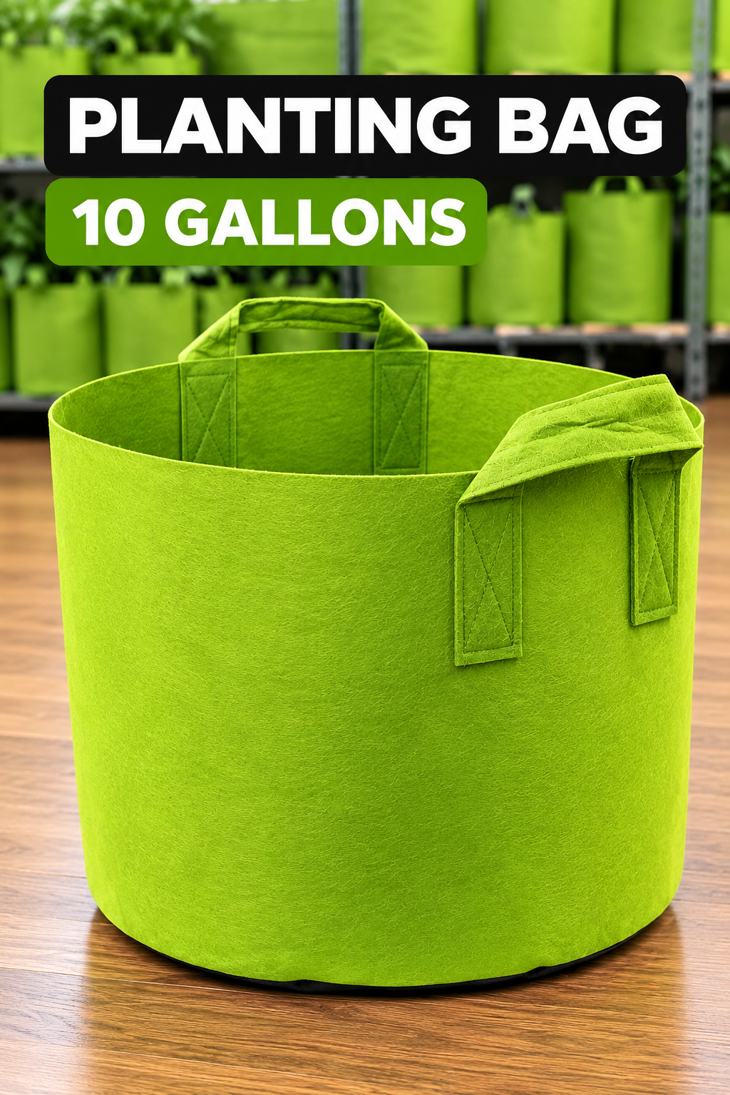 Planting Bag Green — gardening and irrigation — 10 GALLONS — supplied by Afeef Maimun, Nairobi and Mombasa