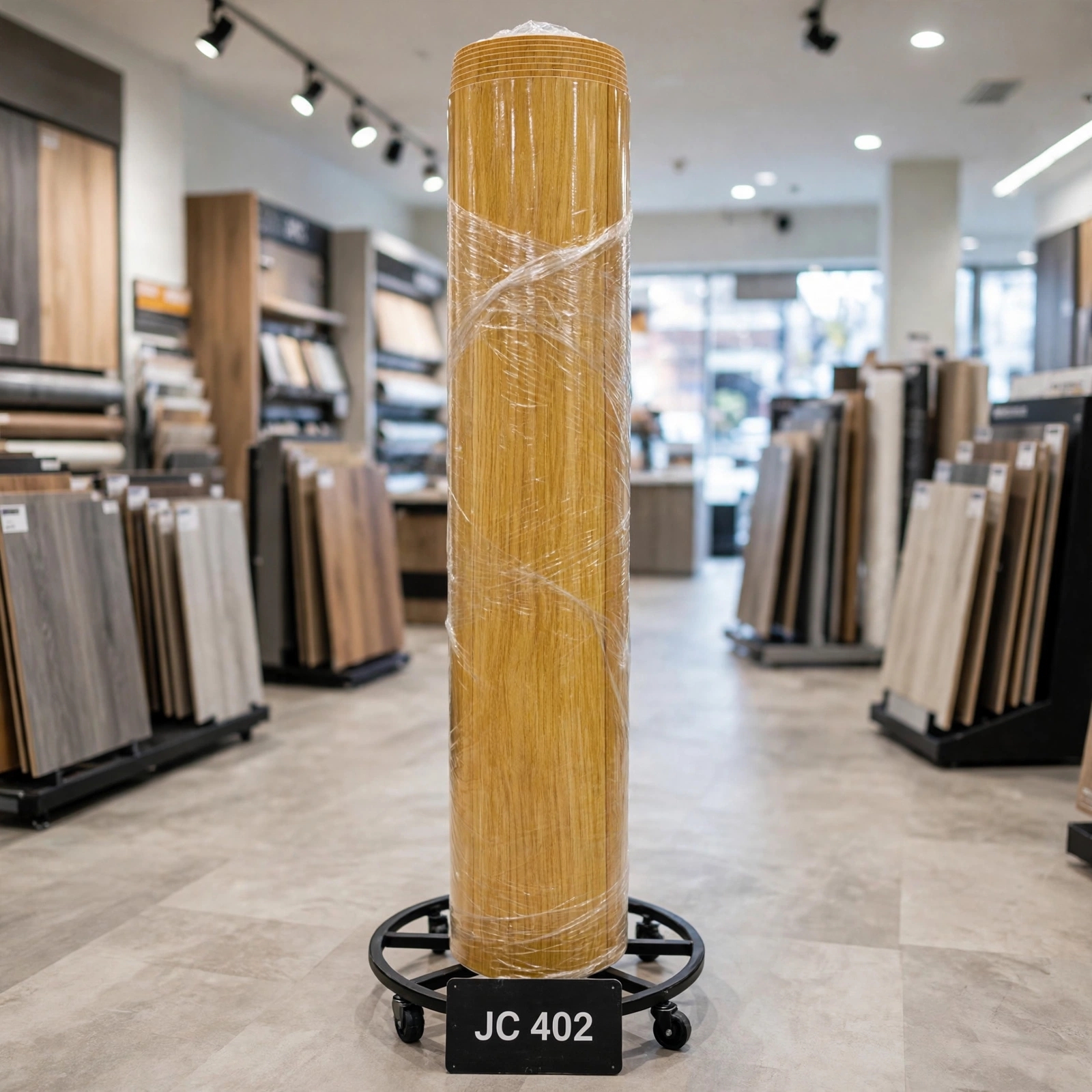 Elite Mkeka Wa Mbao Luxe – JC402 — Elite mkekawambao luxe — 25m × 2m roll — supplied by Afeef Maimun, Nairobi and Mombasa