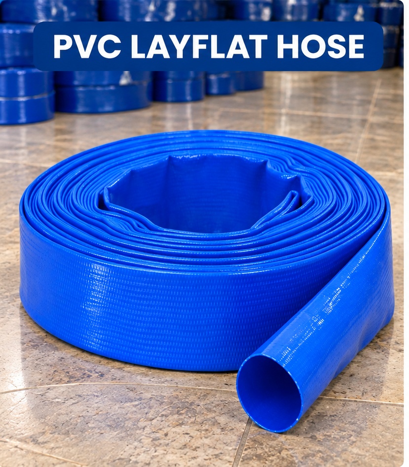 PVC Layflat Hose — gardening and irrigation — 3"*100M — supplied by Afeef Maimun, Nairobi and Mombasa