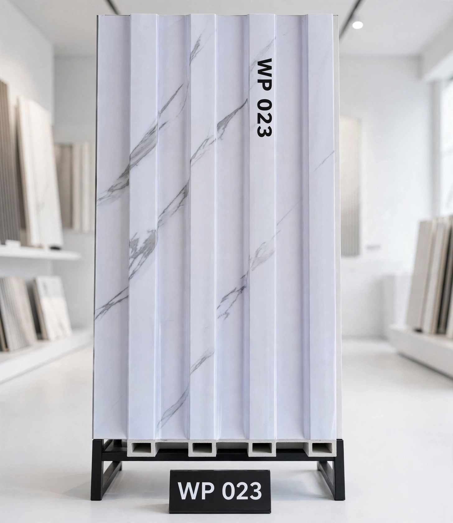 WP-023 Pearl Glow — Elite wpc fluted wall panels — 2900*160*20mm — supplied by Afeef Maimun, Nairobi and Mombasa