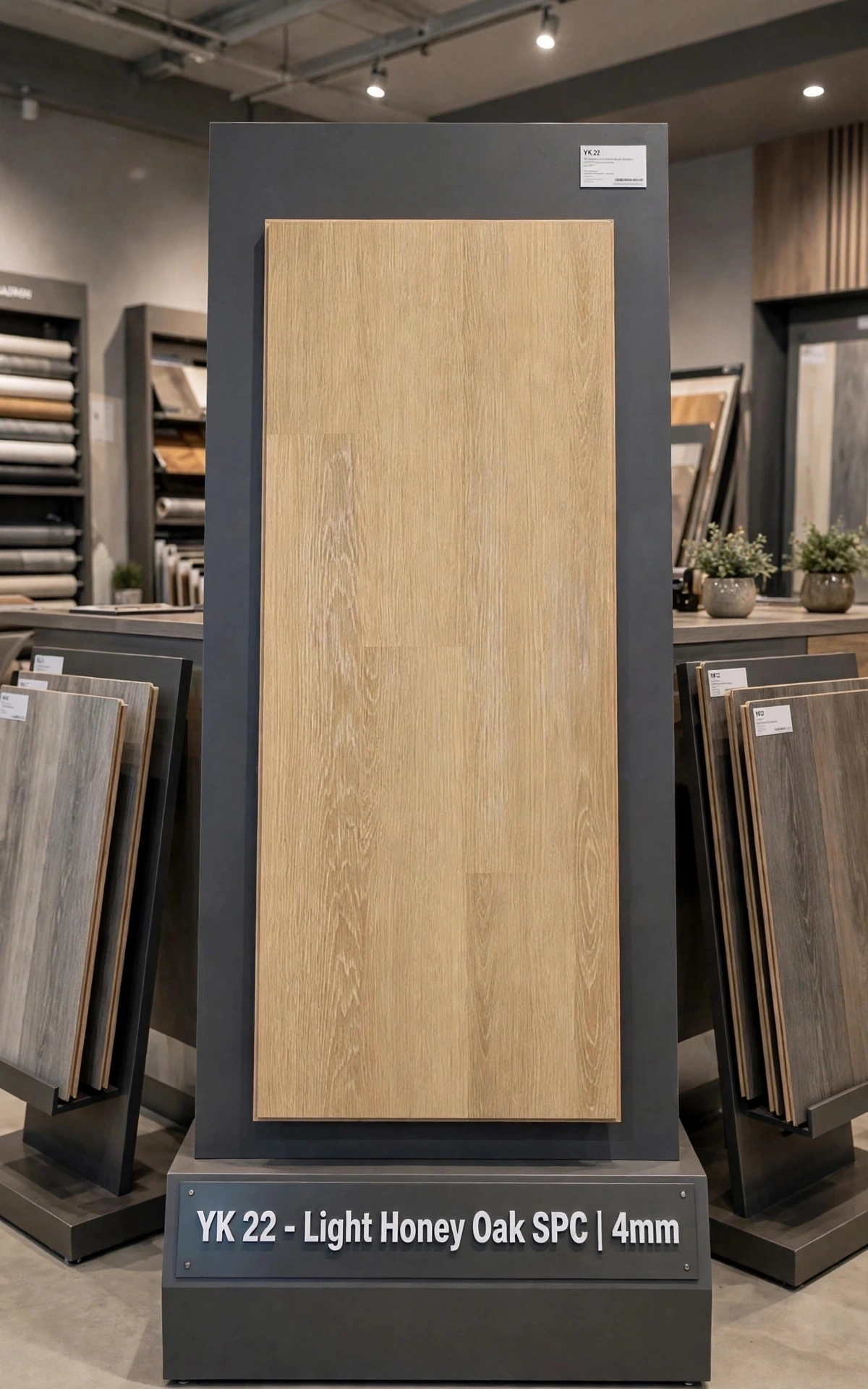 YK22 – Light Natural Wood SPC Flooring — Luxury spc flooring — 150 × 914 × 4mm — supplied by Afeef Maimun, Nairobi and Mombasa